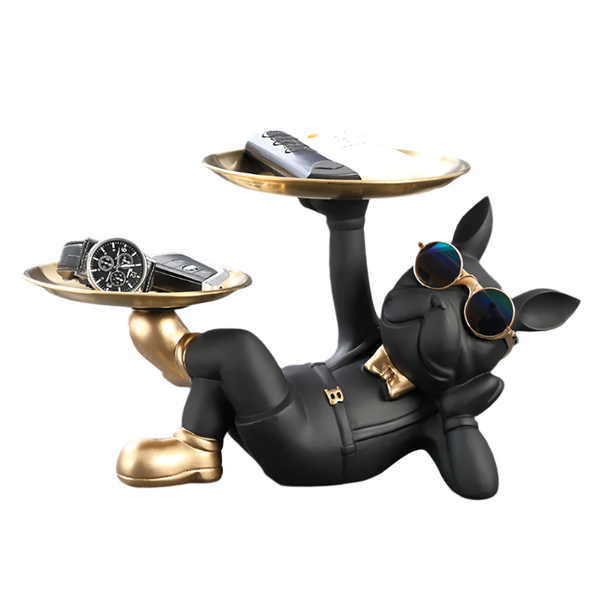 Bulldog Kraatos Dog Statue