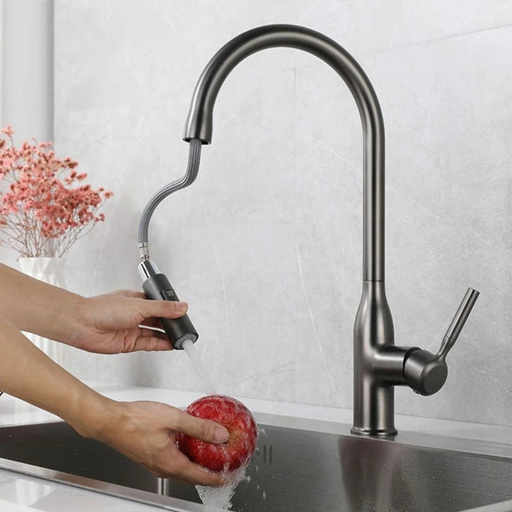 Modern Kitchen Faucet Stainless Flow Faucets for Kitchen Hauos Decor 